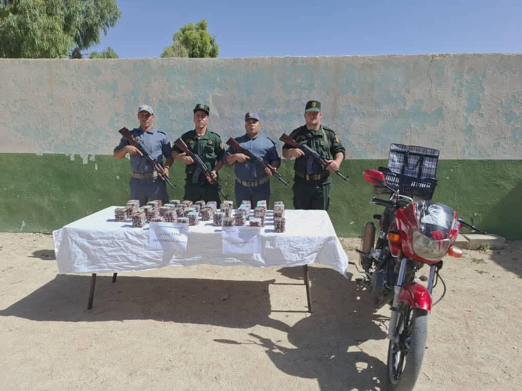 حجز 13500 كبسولة مهلوسة من نوع بريغابالين 300 ملغ، مع حجز دراجة نارية ببئر العاتر