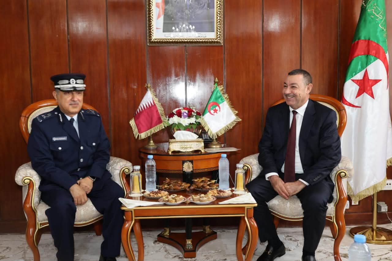 سعيود يستقبل مدير إدارة التعاون الدولي بوزارة الداخلية القطرية