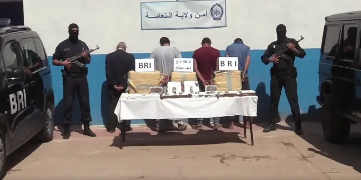 ضبط قرابة 1 قنطار من الكيف المعالج مصدره المغرب