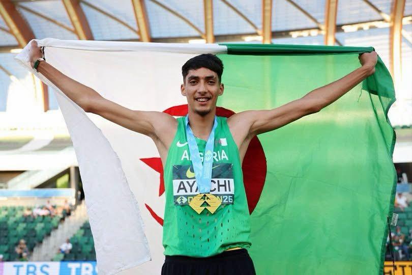بطولة العالم لألعاب القوى أقل من 20 سنة: يونس عياشي بطل العالم في القفز العالي