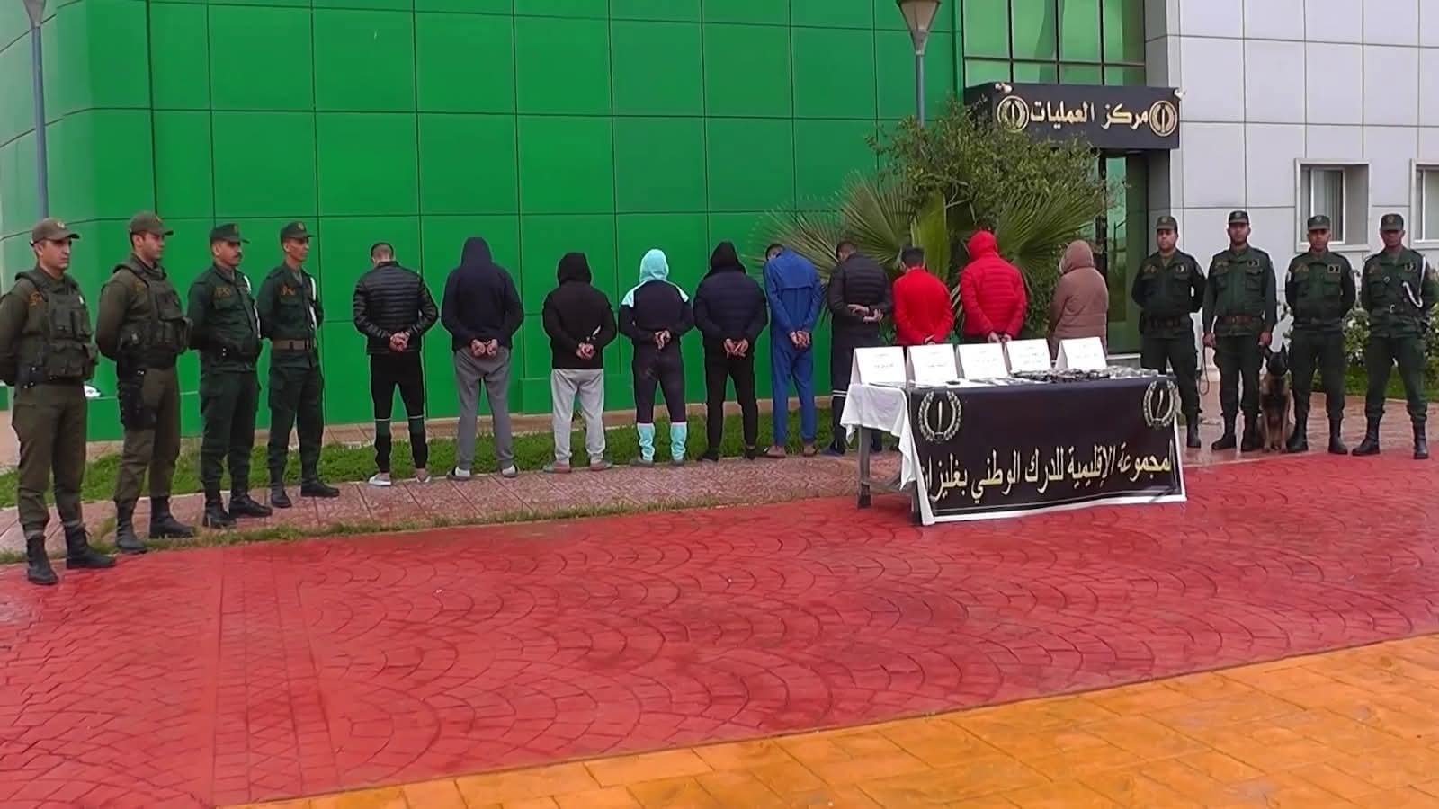 درك غليزان يوقف نشاط شبكتين إجراميتين مختصتين في المتاجرة بالمخدرات