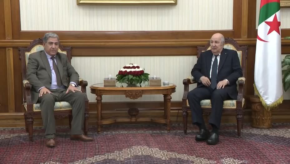 رئيس الجمهورية يستقبل رئيس حزب الفجر الجديد الطاهر بن بعيبش