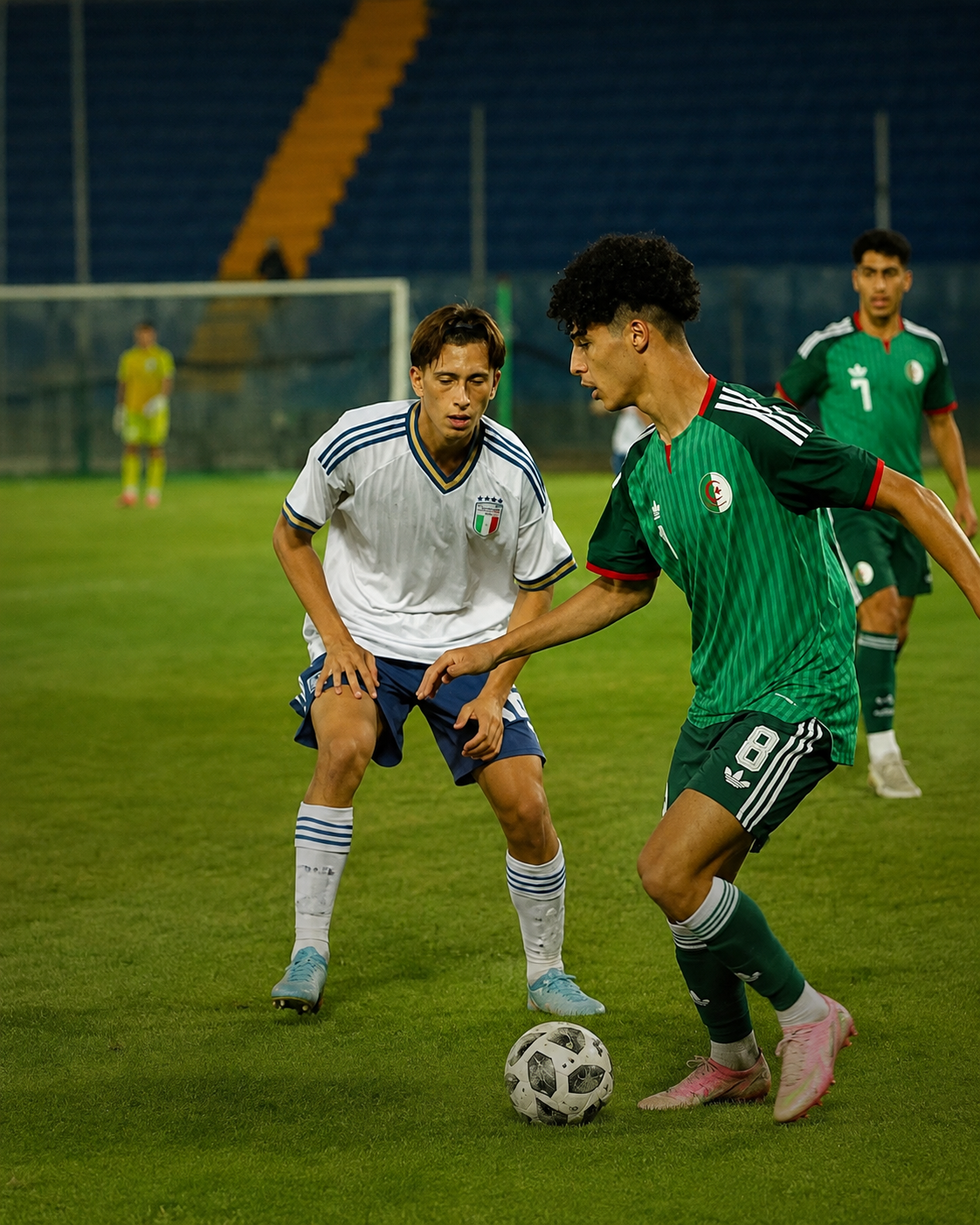 ألعاب البحر الأبيض المتوسط - كرة القدم إيطاليا 1 - 3 الجزائر الخضر إلى نصف النهائي
