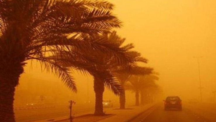 رياح قوية تضرب جنوب البلاد اليوم وتحذيرات من تطاير الرمال