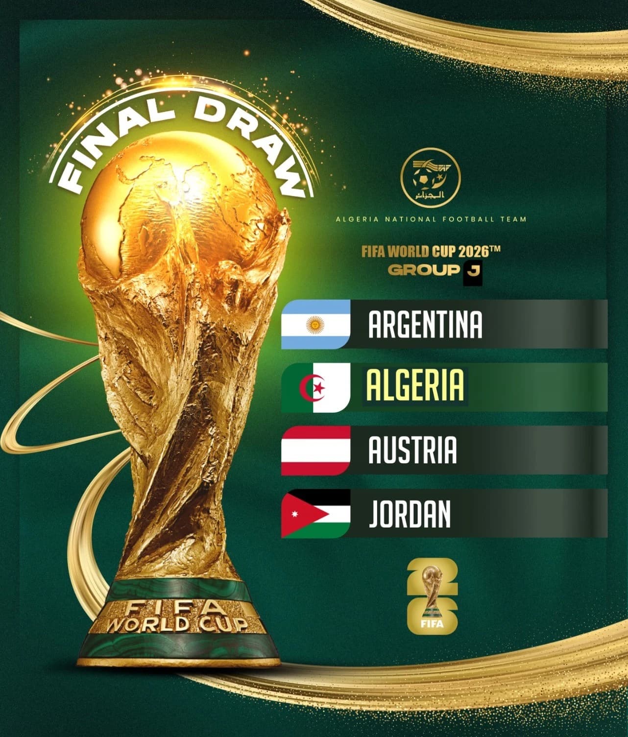 تصريحات مدربي مجموعة الجزائر بعد عملية سحب القرعة