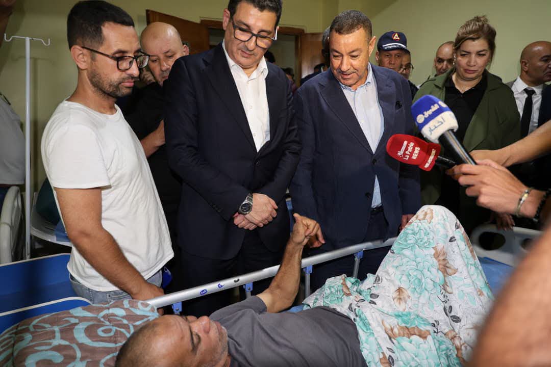 سعيود يعاين أوضاع المرضى المحوّلين إلى استعجالات خان عبد الرحمن بعنابة